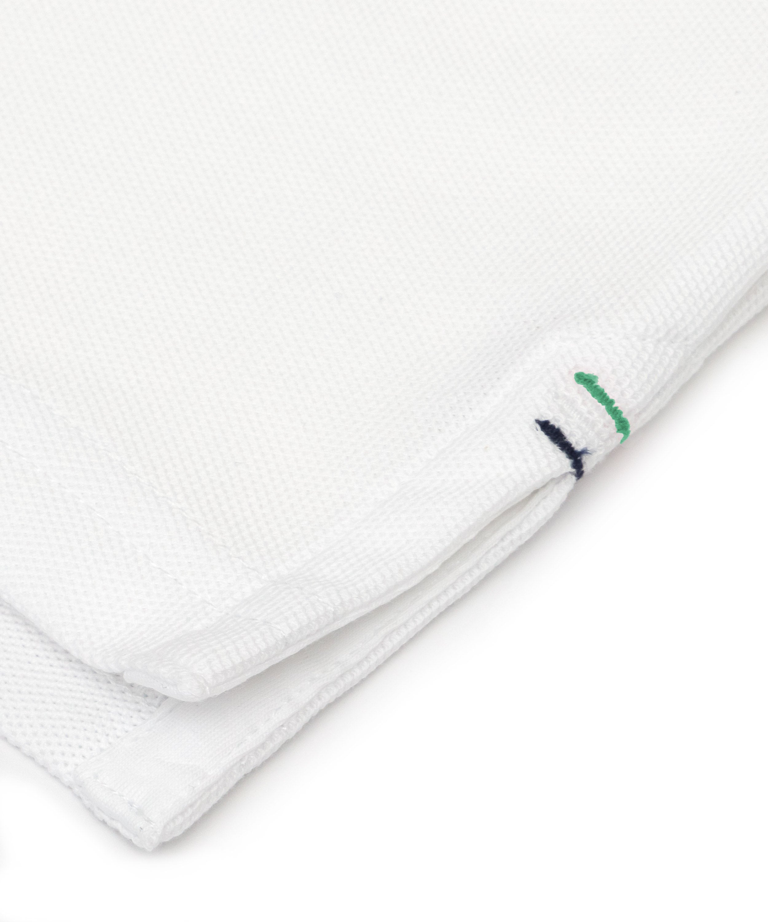 Polo in White Navy