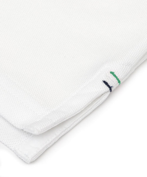 Polo in White Navy