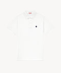 Polo in White Navy