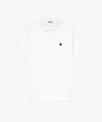 Polo in White Navy