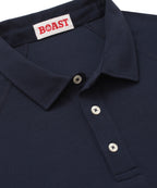 Raglan Polo in Navy 