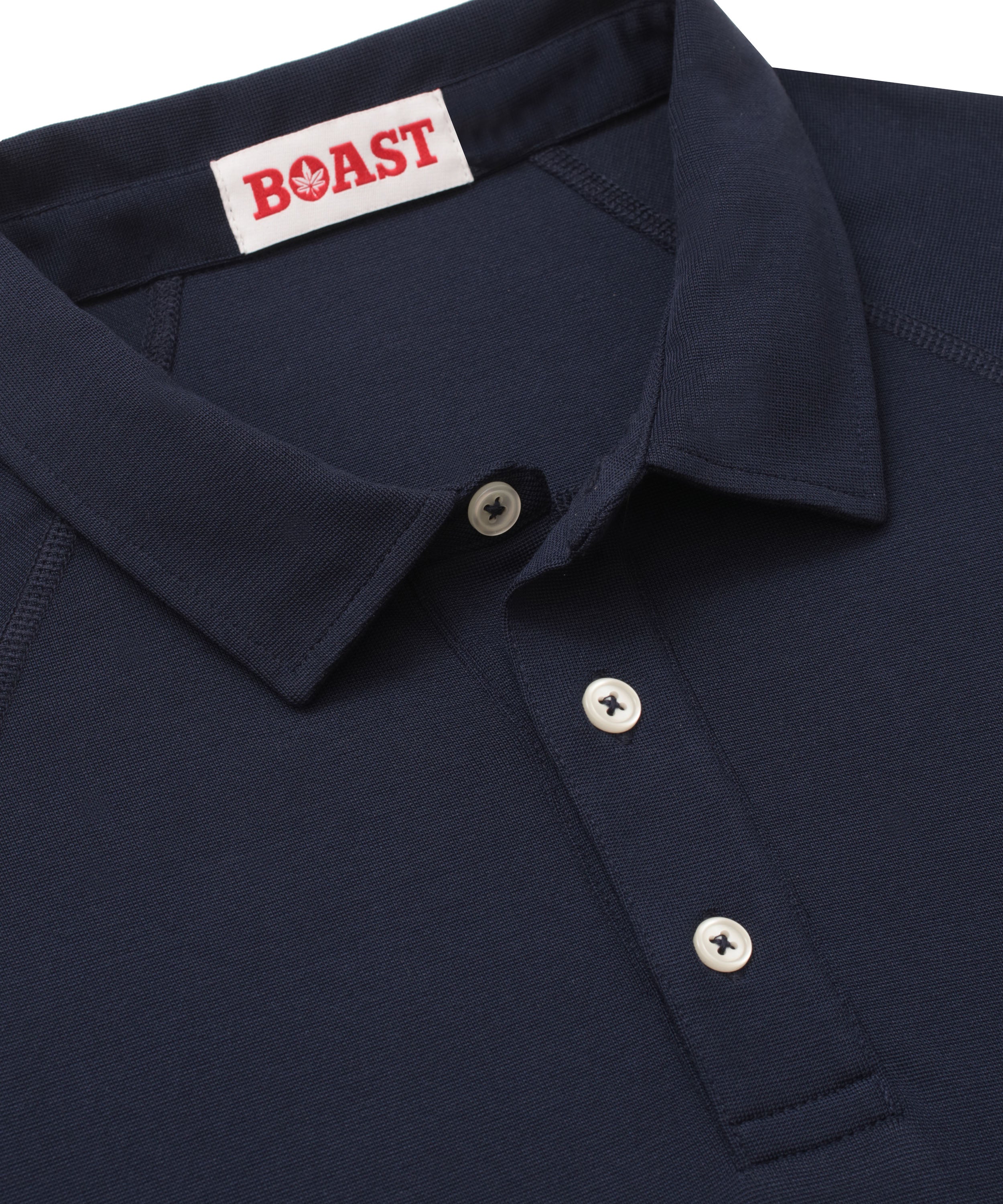 Raglan Polo in Navy 