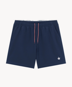 Court Short in Navy White