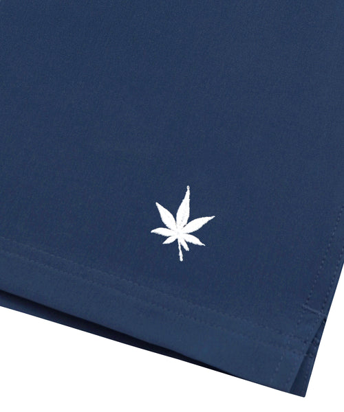 Court Short in Navy White