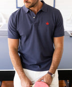 Polo in Navy Red