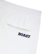 5" Tipped Peak Short in White Green Navy