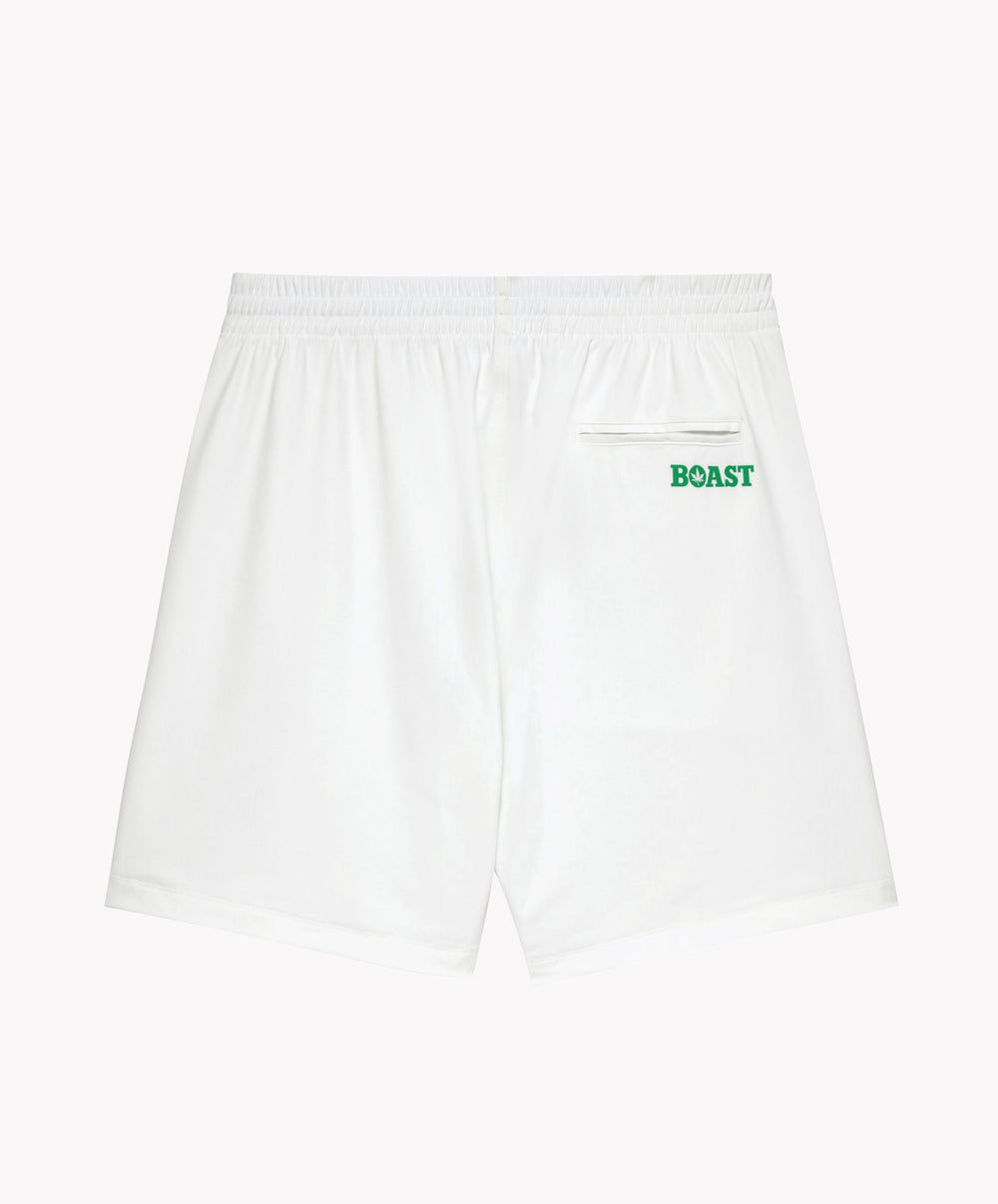 7" Peak Performance Short in White Green