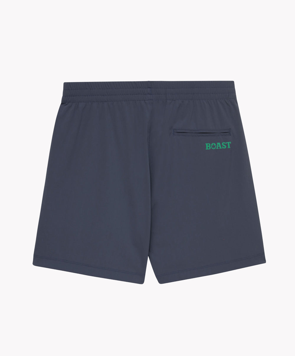 5" Peak Short in Dark Indigo Green
