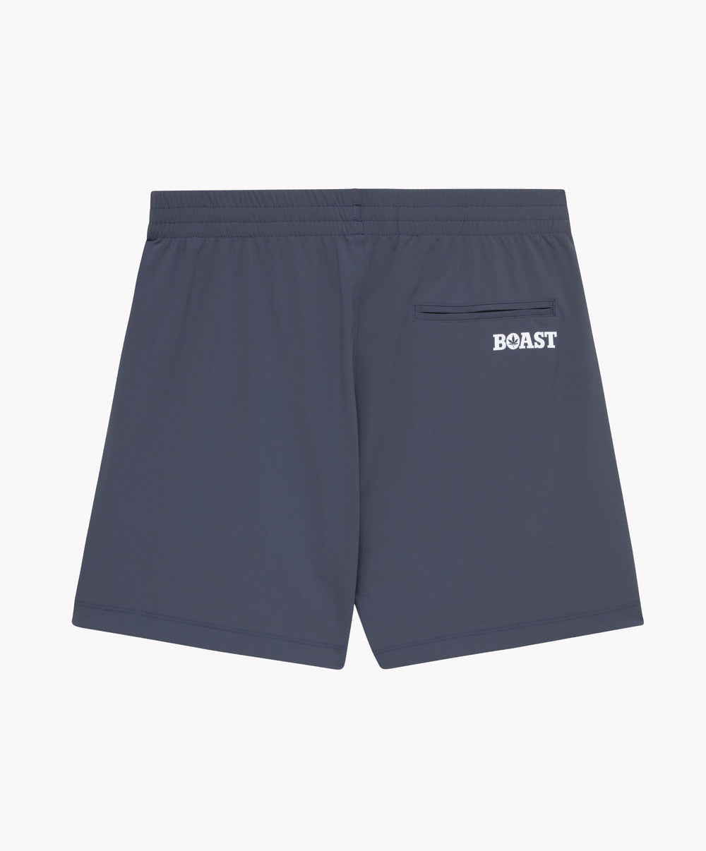 5" Peak Short in Dark Indigo White