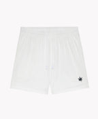 5" Peak Short in White Navy