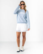 Flounce Skirt in White