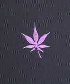 Polo in Black White Purple Haze
