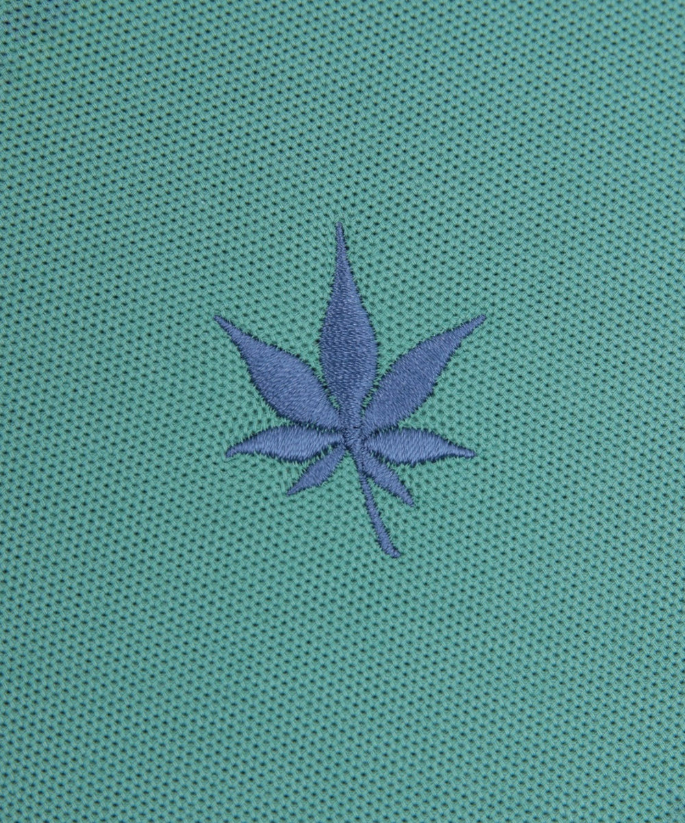 Polo in Seafoam White Vintage Navy
