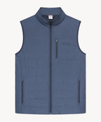 Lightweight Quilted Vest 2.0 in Vintage Blue