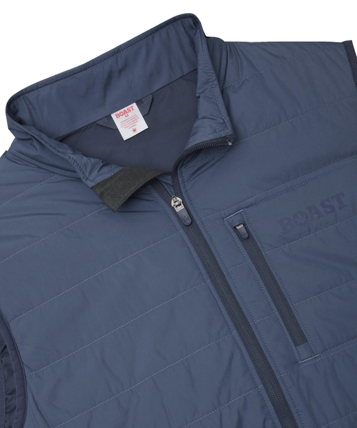 Lightweight Quilted Vest 2.0 in Vintage Blue