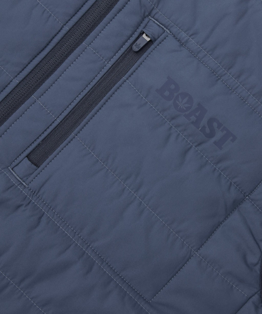 Lightweight Quilted Vest 2.0 in Vintage Blue