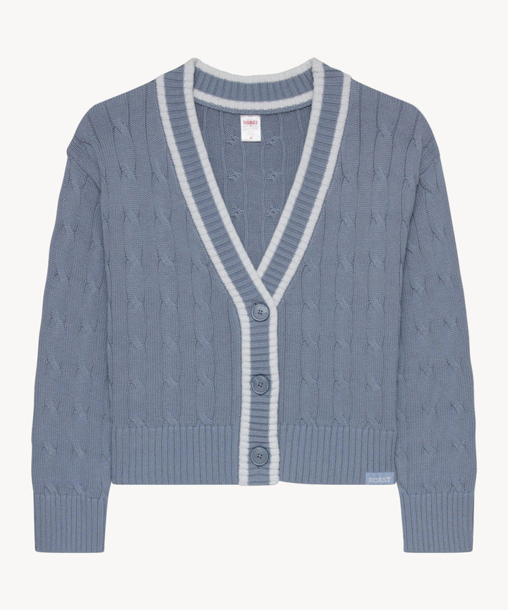 Cardigan Sweater in Light Blue