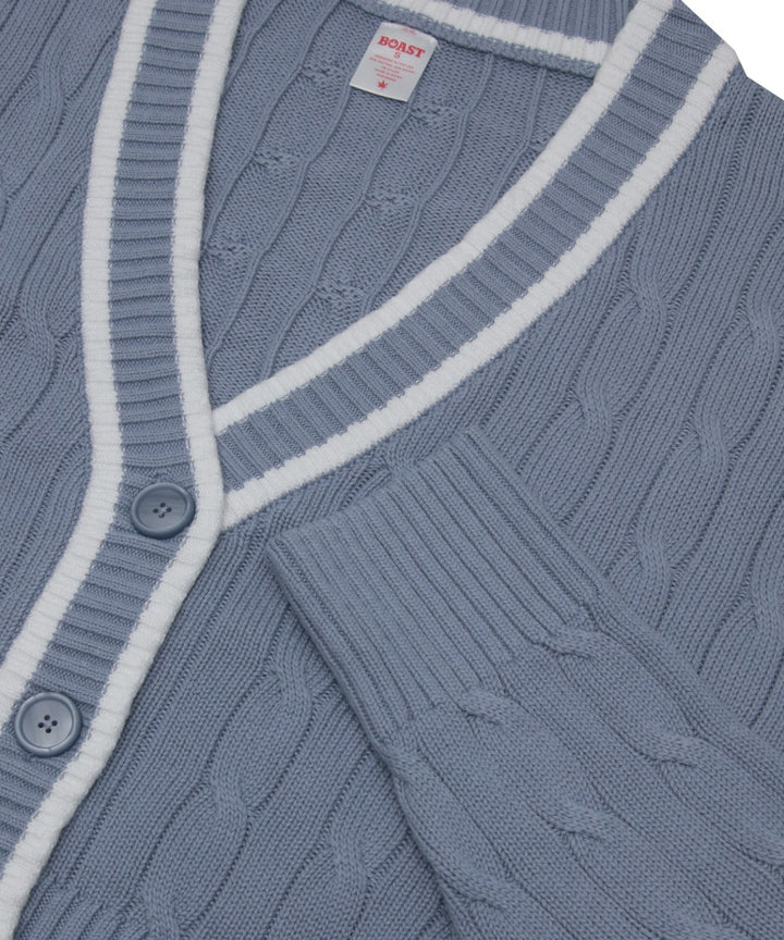 Cardigan Sweater in Light Blue