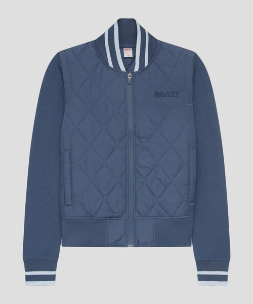 Quilted Varsity Bomber