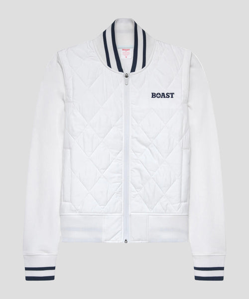 Quilted Varsity Bomber
