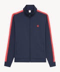 Tipped Warm Up Jacket 2.0 in Navy Red White