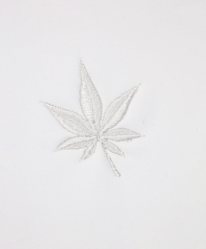 Tipped Warm Up Jacket 2.0 in White Grey