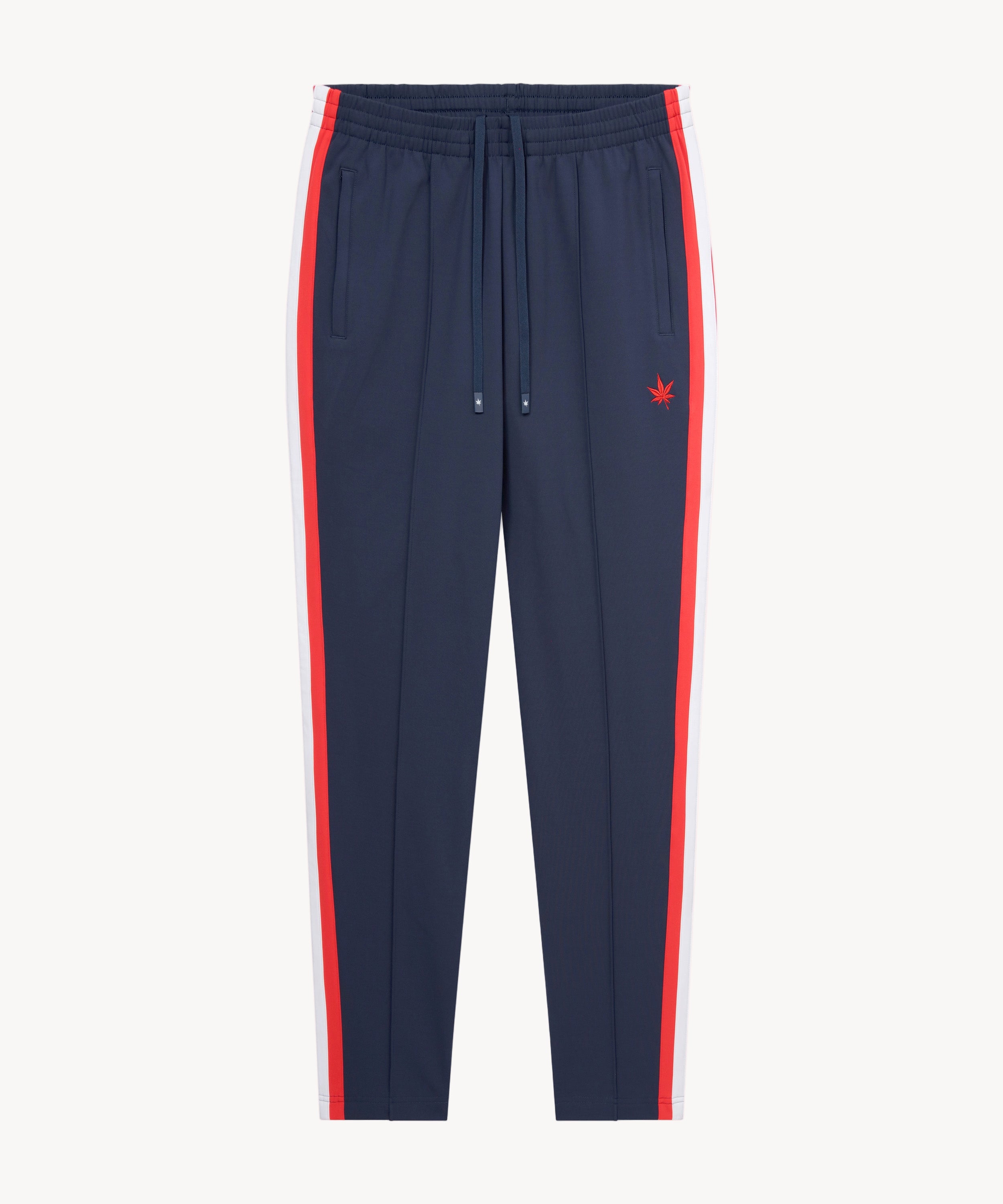 Tipped Warm-Up Pant 2.0 in Navy Red White