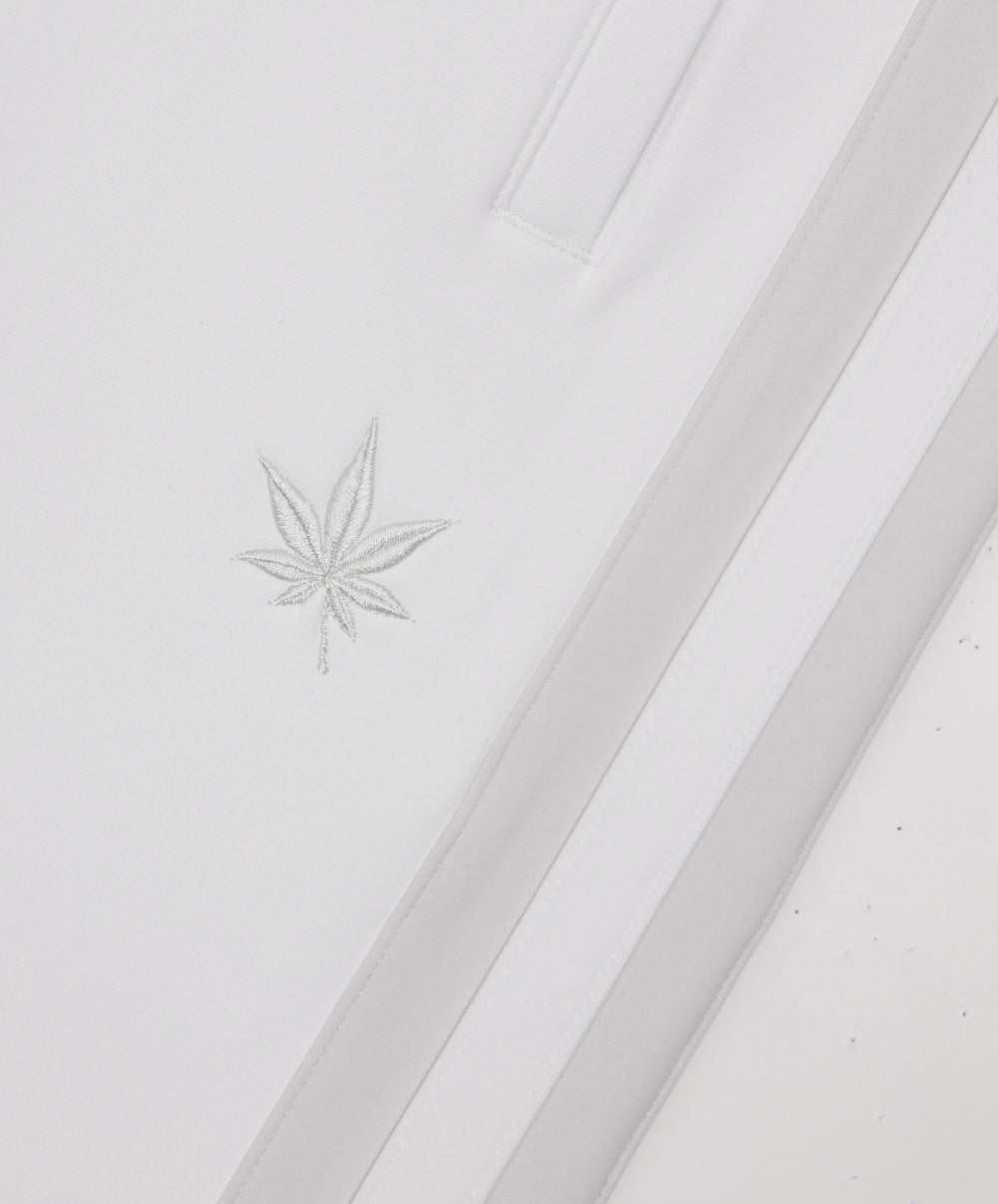 Tipped Warm-Up Pant 2.0 in White Grey