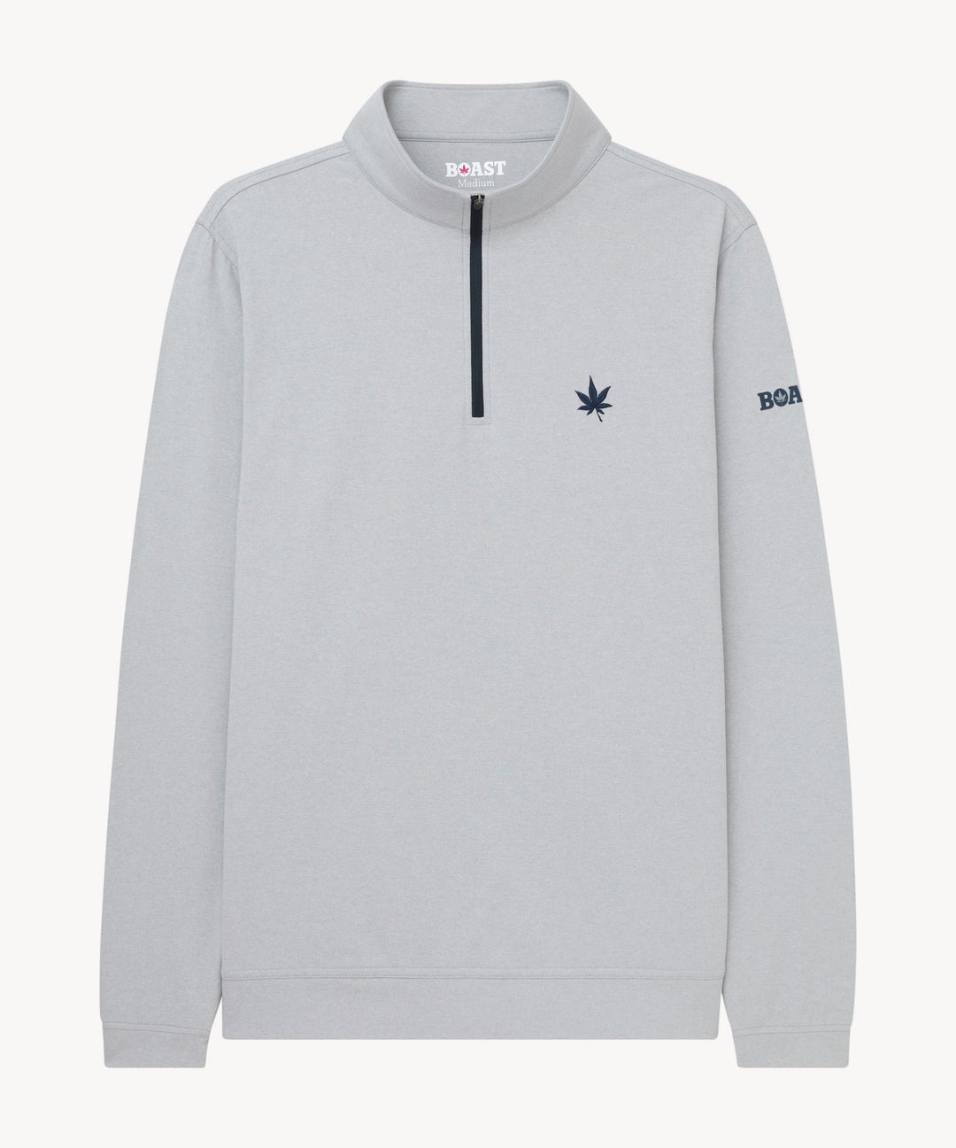 Greenwich Quarter Zip in Cloud Heather