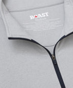 Greenwich Quarter Zip in Cloud Heather