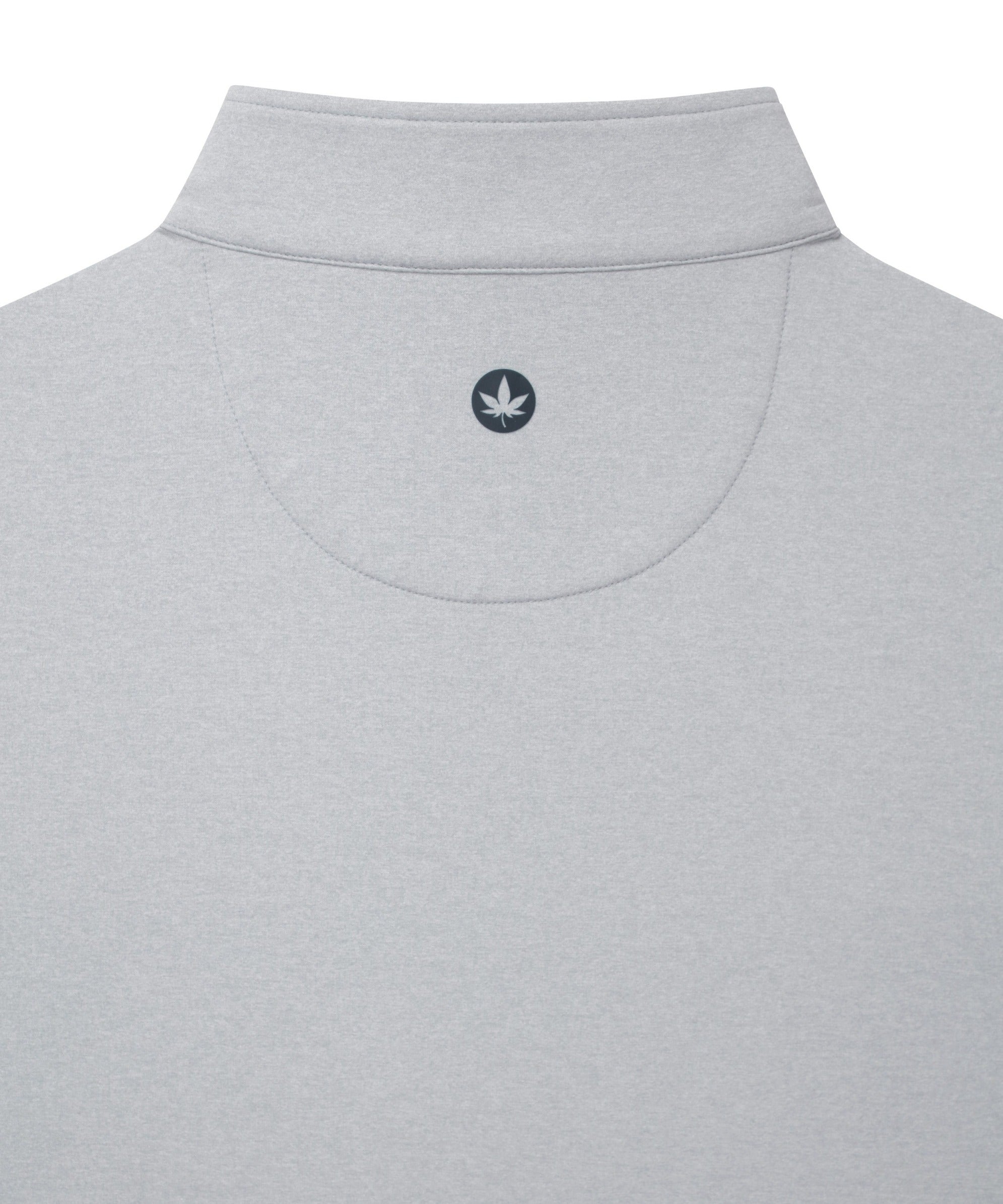 Greenwich Quarter Zip in Cloud Heather