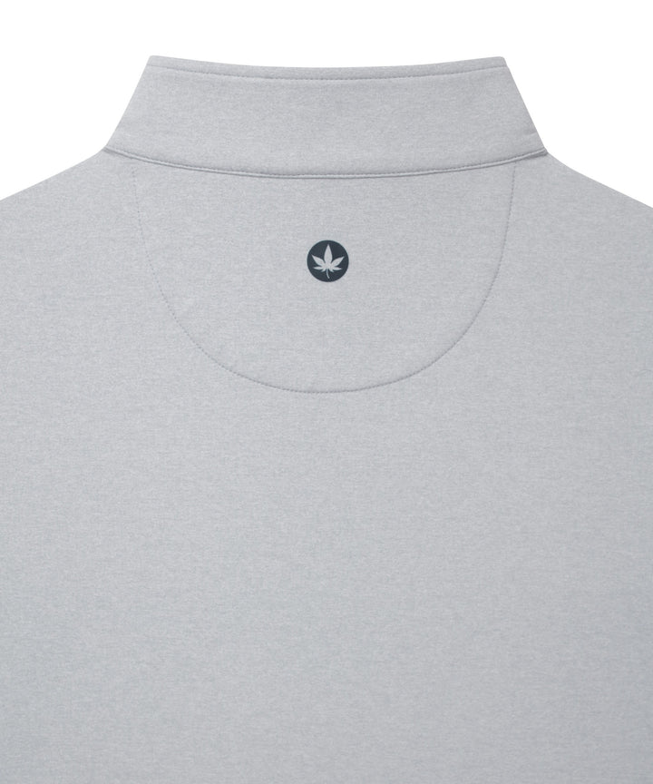 Greenwich Quarter Zip in Cloud Heather