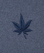 Greenwich Quarter Zip in Vintage Blue Heather