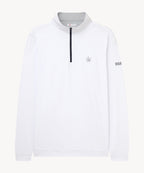 Greenwich Quarter Zip in White