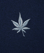 Greenwich Quarter Zip in Navy Heather