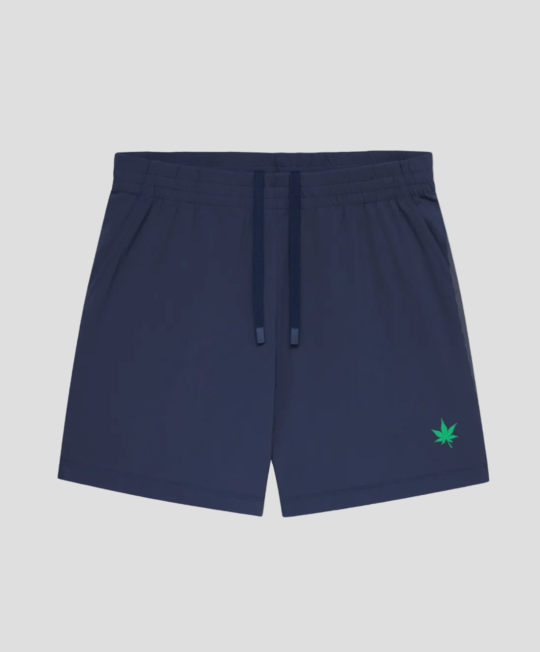 5" Peak Short in Navy Green