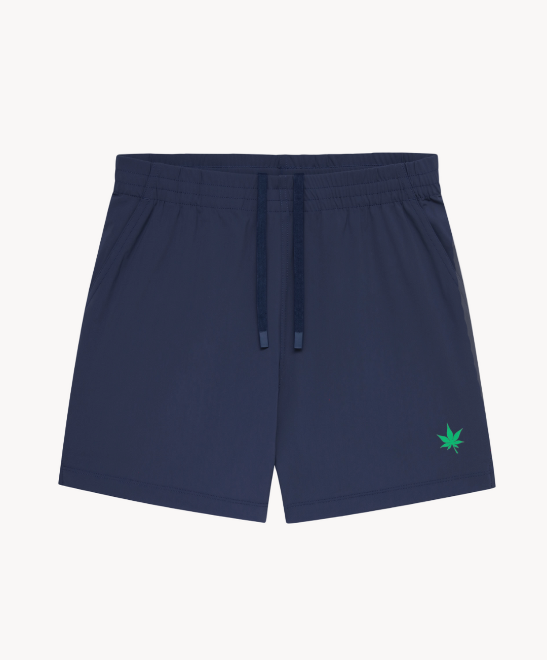 5" Peak Short in Navy Green