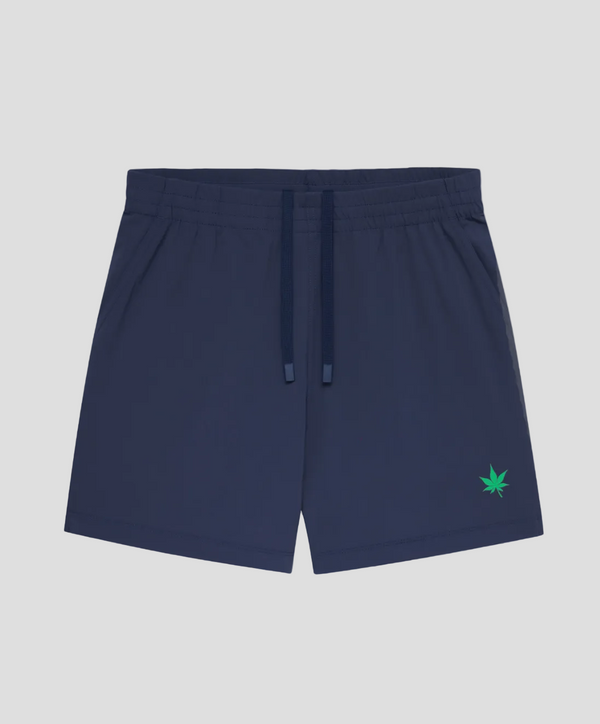 5" Peak Short in Navy Green