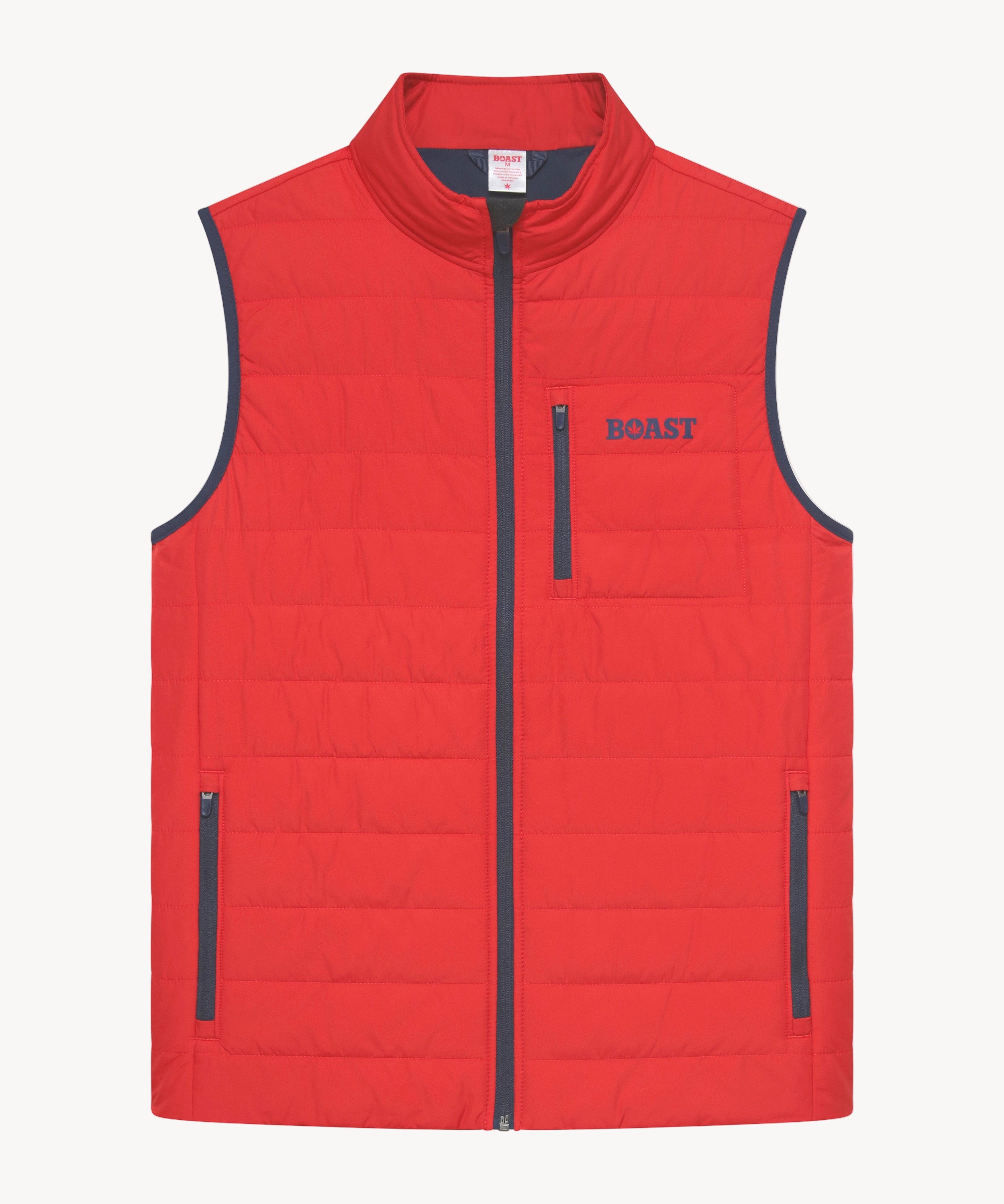 Lightweight Quilted Vest 2.0 in Red