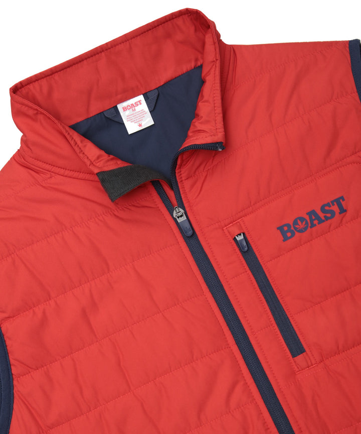 Lightweight Quilted Vest 2.0 in Red