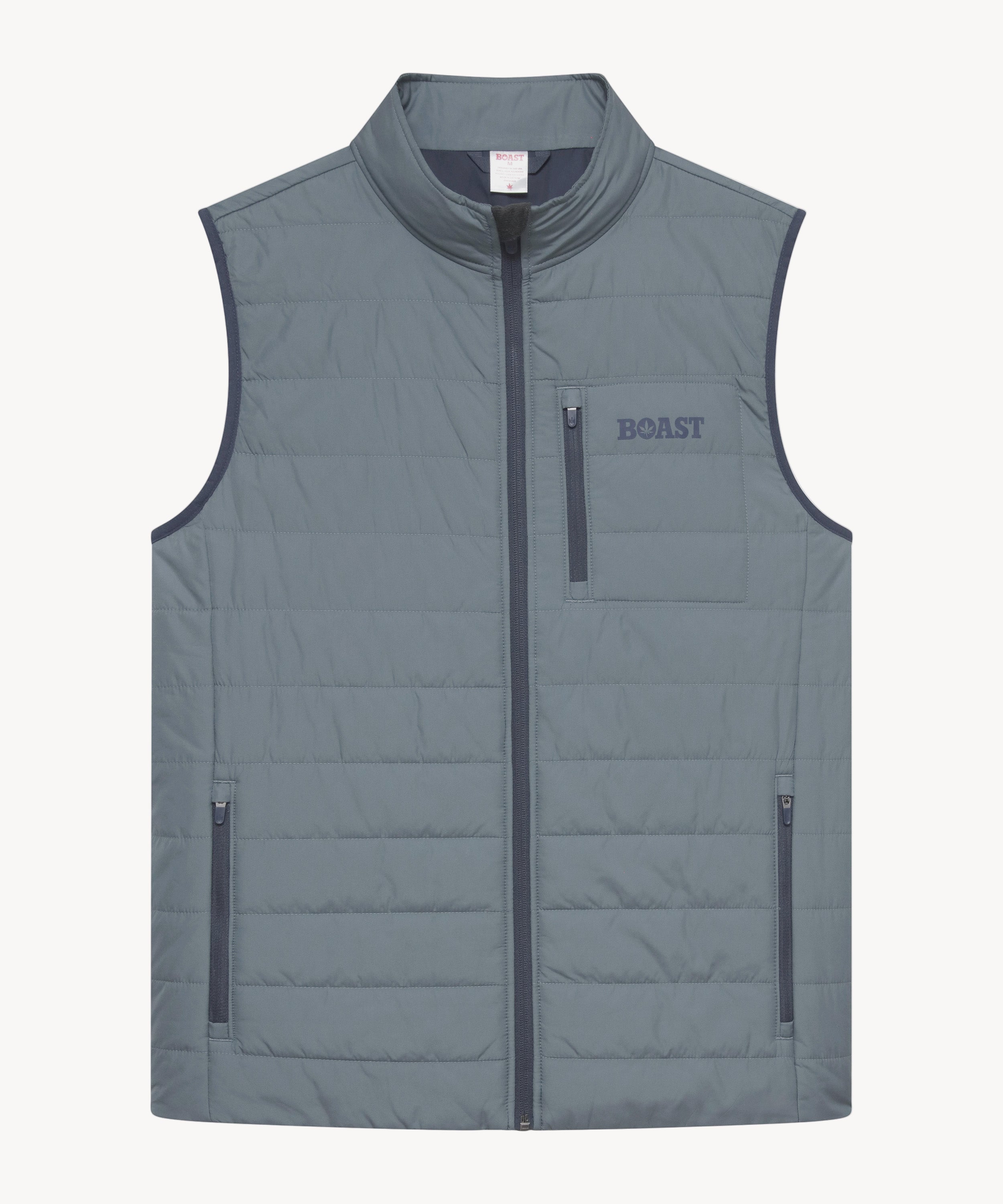 Lightweight Quilted Vest 2.0 in Storm Grey