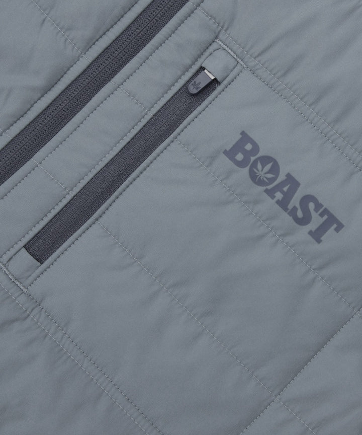 Lightweight Quilted Vest 2.0 in Storm Grey