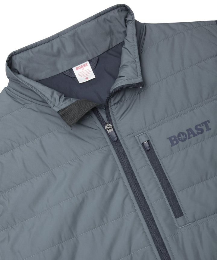 Lightweight Quilted Vest 2.0 in Storm Grey