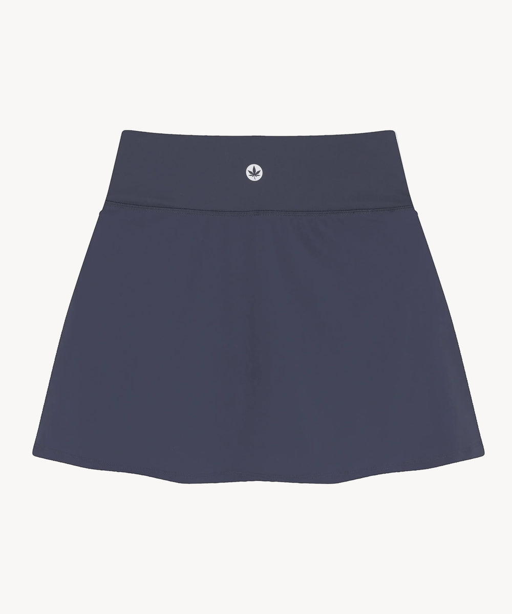 2 in 1 A-Line Skirt in Navy