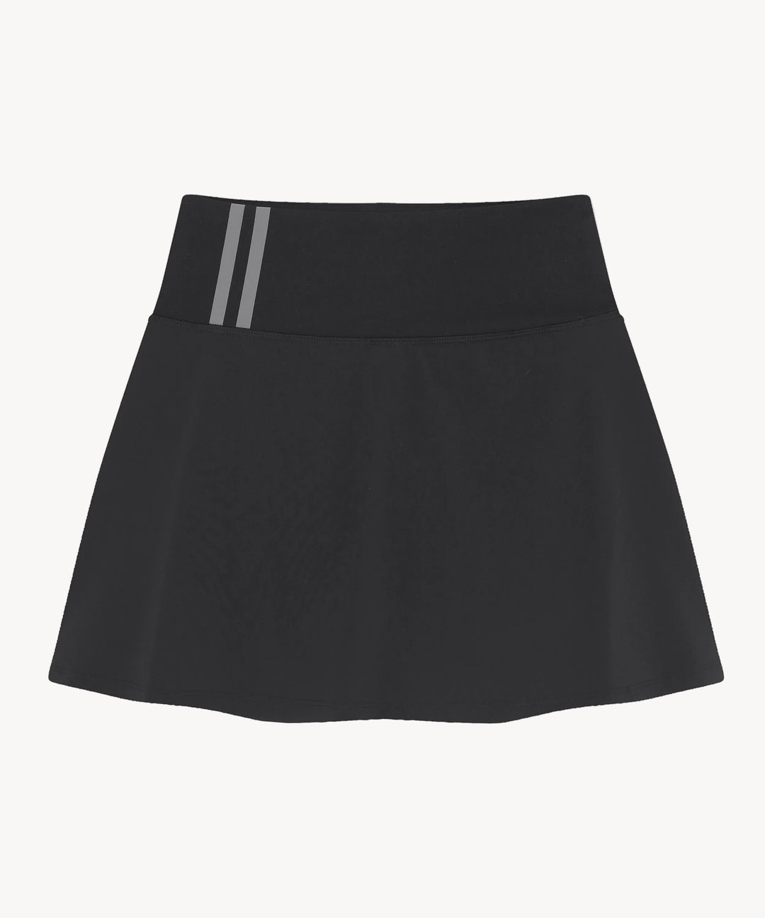 2 in 1 A-Line Skirt in Black