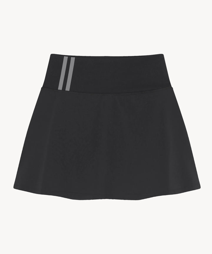2 in 1 A-Line Skirt in Black