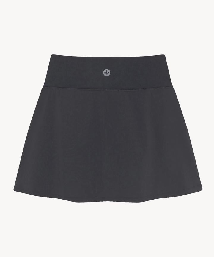 2 in 1 A-Line Skirt in Black