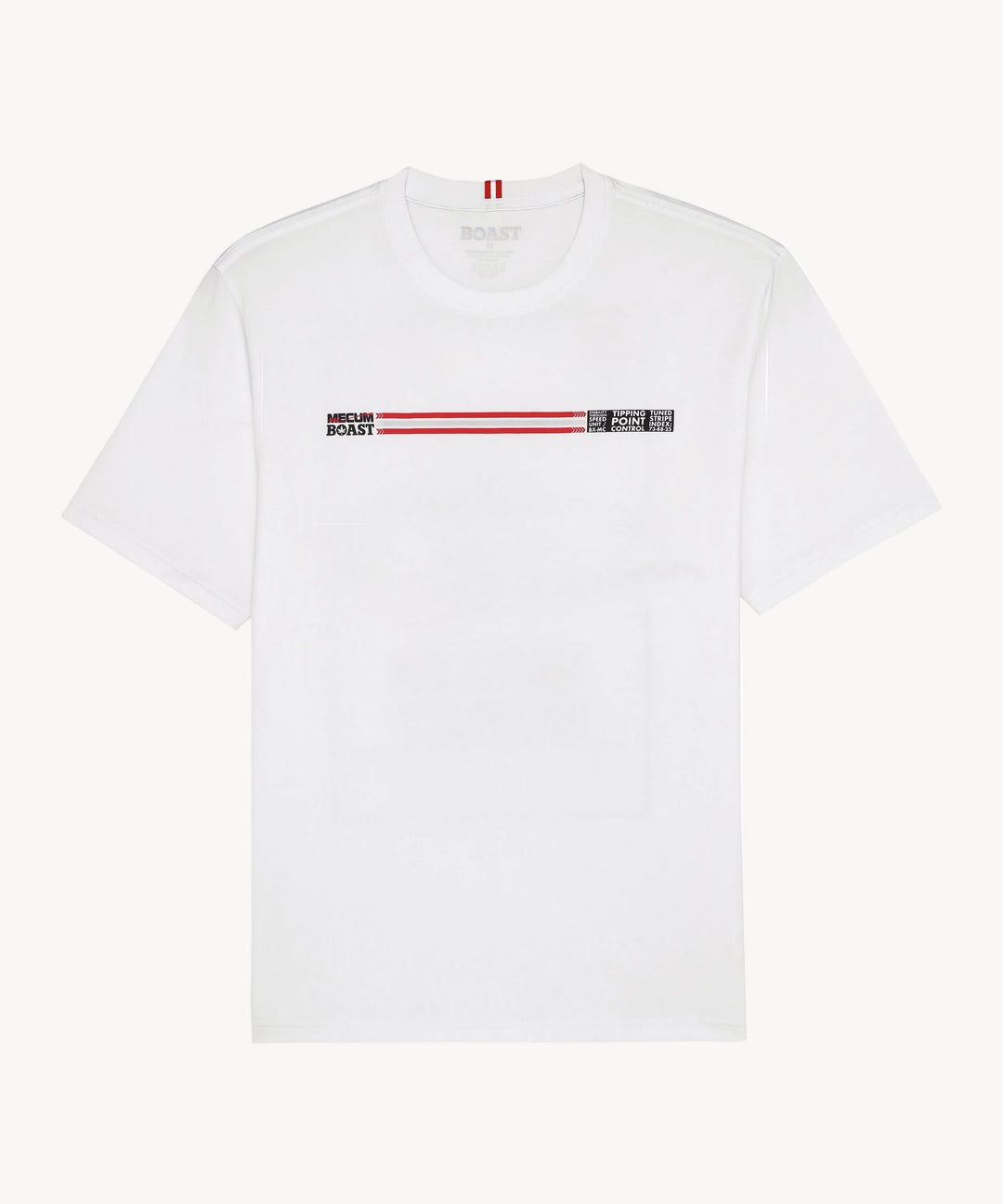BOAST x MECUM Speedometer Pima Cotton Tee in White