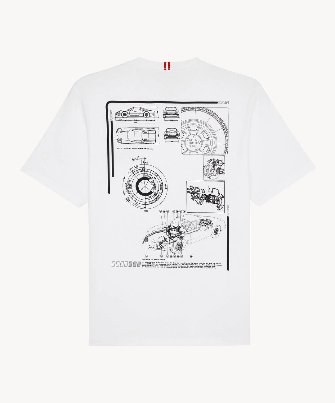 BOAST x MECUM Engine Pima Cotton Tee in White