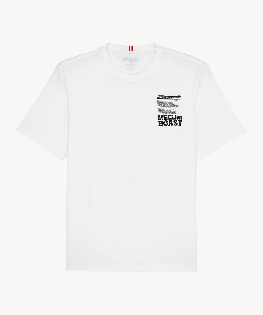 BOAST x MECUM Engine Pima Cotton Tee in White